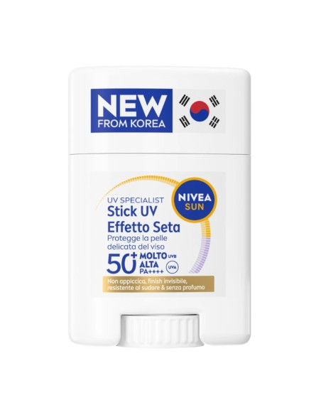 offerta Nivea Sun UV Specialist Stick Viso UV Effetto Seta 50+ Molto Alta 15 g