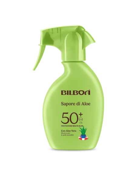 offerta Bilboa Sapore di Aloe Spray Protezione Solare SPF 50+ Molto Alta con Aloe Vera 250 ml