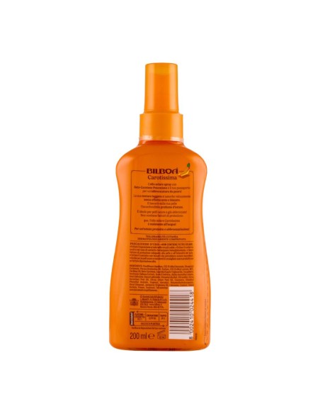 offerta Bilboa Olio Solare Spray Carotissima Super Abbronzante 200 ml