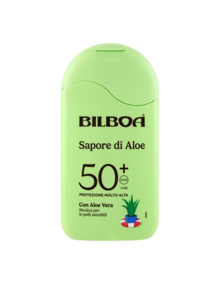 offerta Bilboa Sapore di Aloe Crema Solare SPF 50+ Protezione Molto Alta Aloe Vera Pelli Sensibili 200 ml
