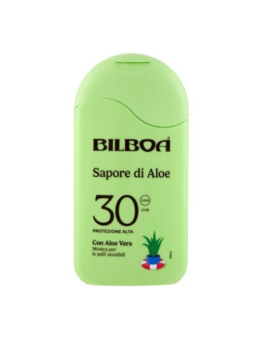 offerta Bilboa Sapore di Aloe Crema Solare SPF 30 Protezione Alta Aloe Vera Pelli Sensibili 200 ml
