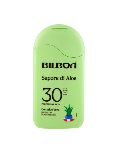 offerta Bilboa Sapore di Aloe Crema Solare SPF 30 Protezione Alta Aloe Vera Pelli Sensibili 200 ml