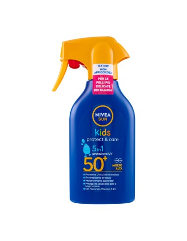 offerta Nivea Sun Kids Protect & Care Spray Protezione Solare SPF 50+ Molto Alta 250 ml