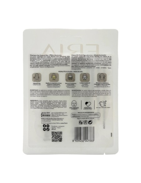 offerta Fria Korean Beauty Maschera Viso con Acqua di Riso Fermentata Pelli Miste Monodose