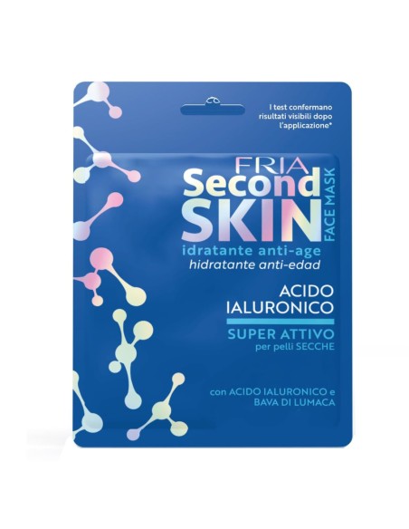 offerta Fria Second Skin Maschera Viso Idratante Anti Age Pelli Secche Monodose