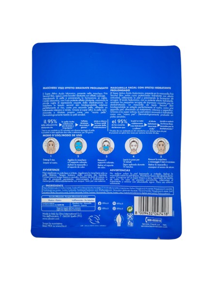 offerta Fria Second Skin Maschera Viso Idratante Anti Age Pelli Secche Monodose