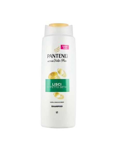 offerta Pantene Active Nutri-Plex Pro-V Shampoo Lisci Effetto Seta Capelli Opachi e Crespi 625 ml