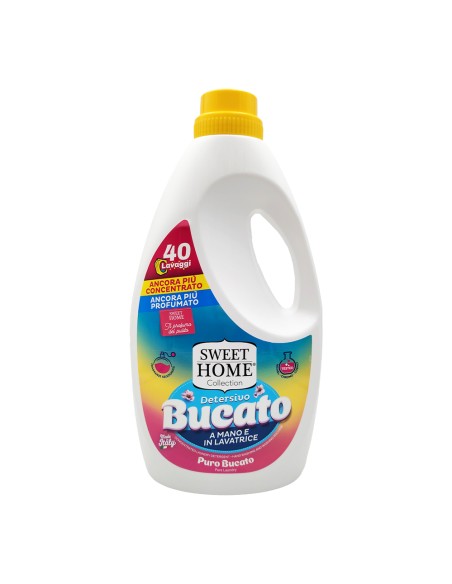 offerta Sweet Home Collection Detersivo Liquido Lavatrice Concentrato Puro Bucato 2000 ml