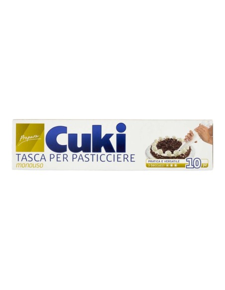 offerta Cuki Prepara Tasca per Pasticciere Monouso Pratica e Versatile 10 Pz