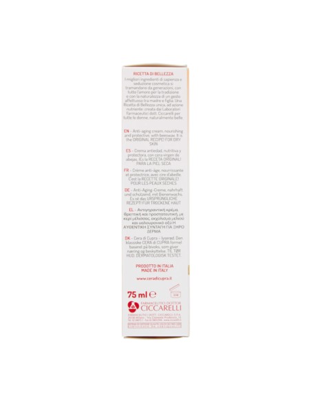 offerta Cera di Cupra Ricette di Bellezza Crema Rosa per Pelli Secche con Cera Vergine d'Api 75 ml