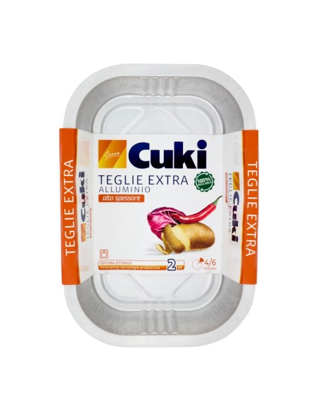 offerta Cuki Cuoce Teglie Extra Alluminio Alto Spessore 2 Pz