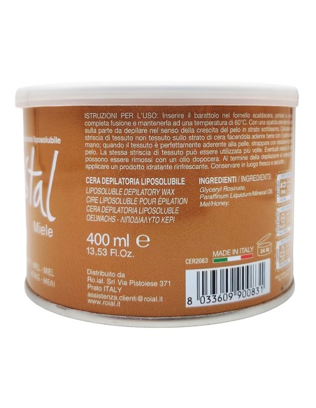 offerta Kristal Cera Depilatoria Liposolubile con Miele 400 ml
