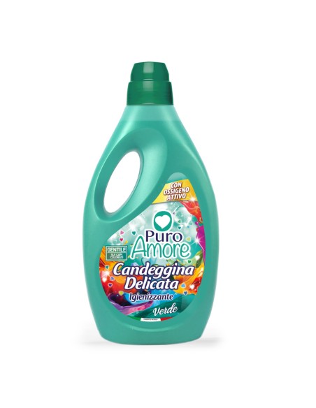 offerta Puro Amore Candeggina Delicata Igienizzante Fragranza Verde 2000 ml