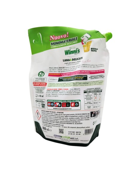 offerta Winni's Naturel Ricarica Detersivo Liquido Lana e Delicati 800 ml