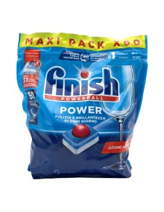 Finish Powerball Power All In 1 Pastiglia Detergente Lavastoviglie 60 Tabs