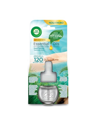 offerta Air Wick Ricarica per Diffusore Elettrico Infusi di Oli Essenziali Oasi Turchesi 19 ml