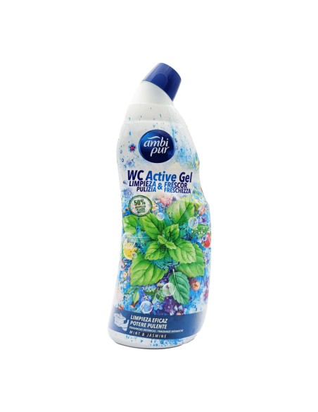 offerta Ambi Pur Wc Active Gel Pulizia e Freschezza Fragranza Menta e Gelsomino 750 ml