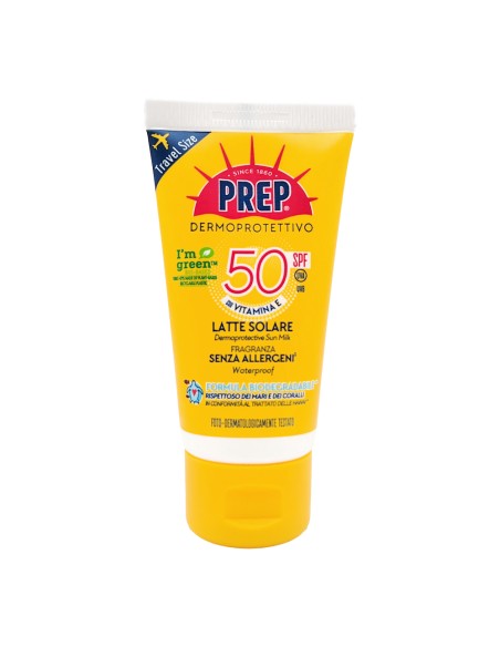 offerta Prep Dermoprotettivo Latte Solare SPF 50 Protezione Alta con Vitamina E 50 ml