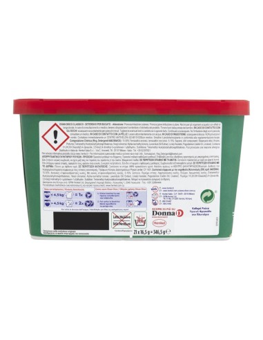 offerta Dixan Discs 4in1 Classico Detersivo Lavatrice in Capsule Pulito Profondo 21 Lavaggi