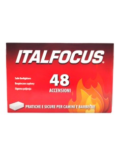 Italfocus Accendi Fuoco per Camini e Barbecue 45 Pz
