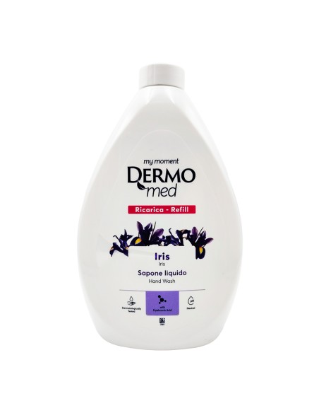 offerta Dermomed Ricarica Sapone Liquido Mani con Iris e Acido Ialuronico 1000 ml