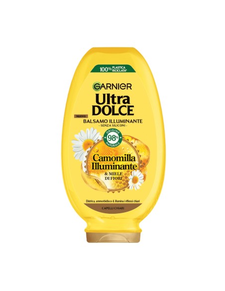 offerta Garnier Ultra Dolce Balsamo con Camomilla Illuminante e Miele di Fiori 200 ml