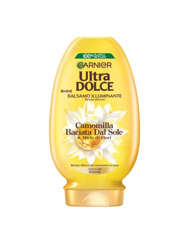 offerta Garnier Ultra Dolce Balsamo con Camomilla Illuminante e Miele di Fiori 200 ml