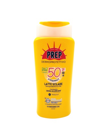offerta Prep Dermoprotettivo Latte Solare Protettivo SPF 50 Protezione Alta 200 ml