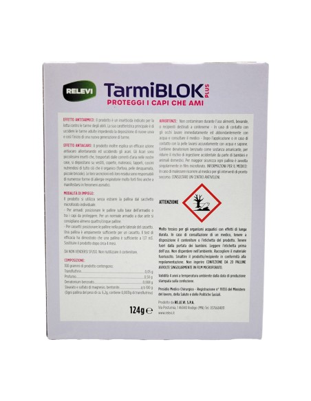 offerta Tarmiblok Plus Antitarme e Antiacaro Tripla Azione 20 Pz