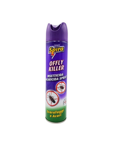 offerta Spira Offly Killer Spray Scarafaggi e Acari Uso Domestico 400 ml