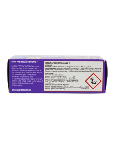 offerta Spira Plus Piastrine Antizanzare per Elettroemanatore 10 Pz