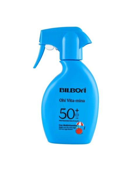 offerta Bilboa Ohi Vita-mina Spray Protezione Solare SPF 50+ Molto Alta Multivitaminico 250 ml