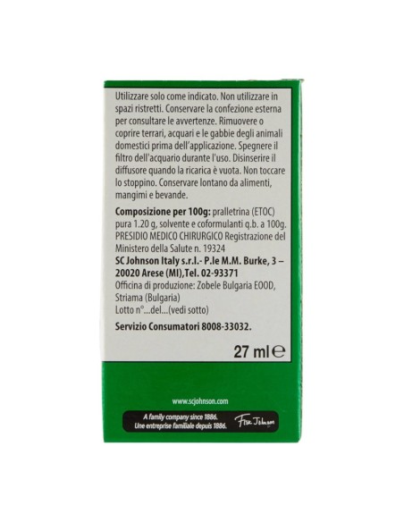offerta Baygon Ricarica Genius Liquido Zanzare Comuni e Tigre 27 ml