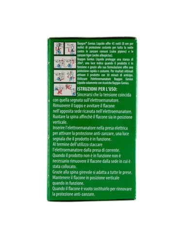offerta Baygon Ricarica Genius Liquido Zanzare Comuni e Tigre 27 ml