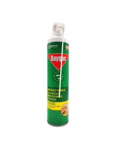 offerta Baygon Insetticida Spray Scarafaggi e Formiche Applicazione Mirata 400 ml