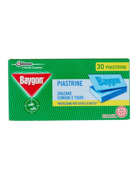 offerta Baygon Piastrine Antizanzare Insetticida per Elettroemanatore 30 Pz