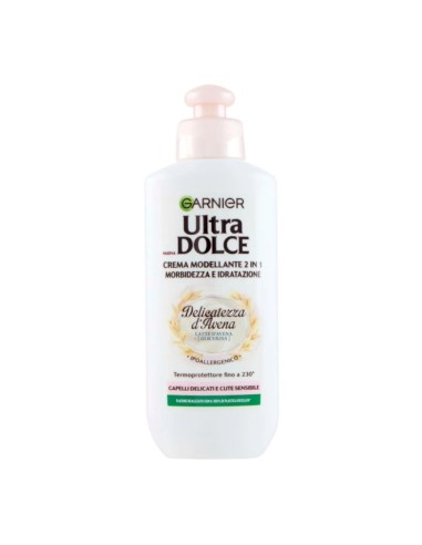 offerta Garnier Ultra Dolce Crema Modellante 2 in 1 Delicatezza Avena 200 ml