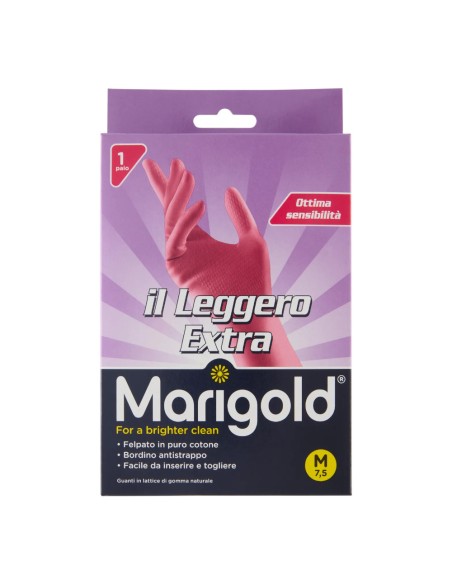 offerta Marigold Il Leggero Extra Guanti in Puro Lattice in Gomma Naturale Taglia M