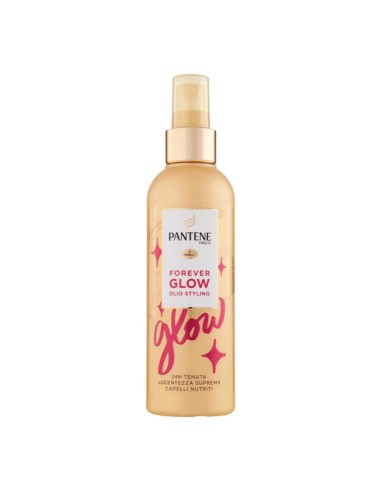 offerta Pantene Pro-V Forever Glow Olio Styling per Capelli 24H di Tenuta 200 ml