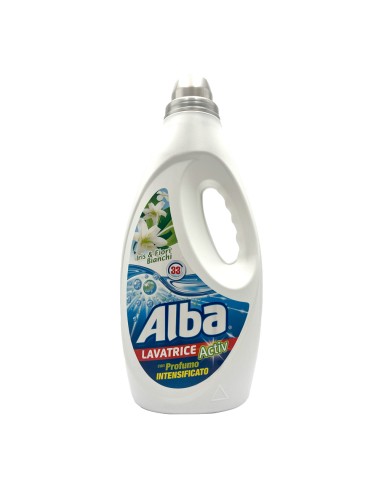 offerta Alba Lavatrice Activ Detersivo Liquido Fragranza Iris e Fiori Bianchi 33 Lavaggi 1850 ml
