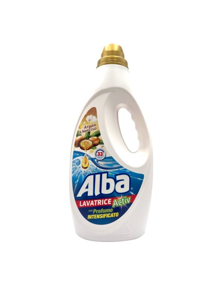 offerta Alba Lavatrice Activ Detersivo Liquido Fragranza Argan e Narciso 33 Lavaggi 1850 ml