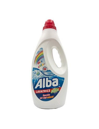 offerta Alba Lavatrice Activ Mix Color Detersivo Liquido Capi Colorati 33 Lavaggi 1850 ml