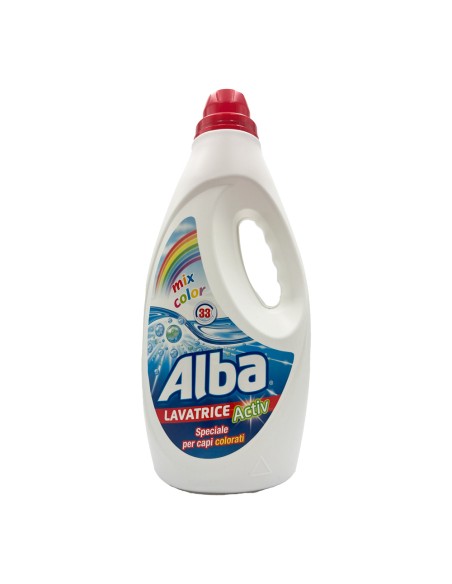 offerta Alba Lavatrice Activ Mix Color Detersivo Liquido Capi Colorati 33 Lavaggi 1850 ml