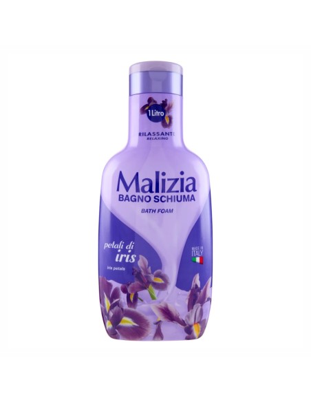offerta Malizia Bagnoschiuma Rilassante con Petali di Iris 1000 ml