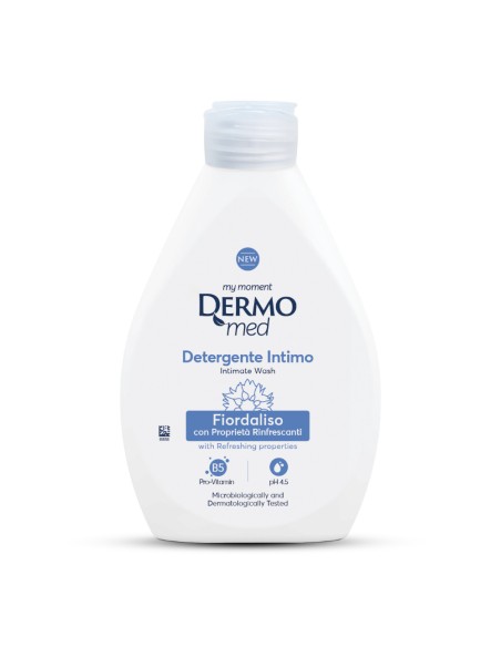 offerta Dermomed Detergente Intimo Fiordaliso con Proprietà Rinfrescanti pH 4,5 250 ml