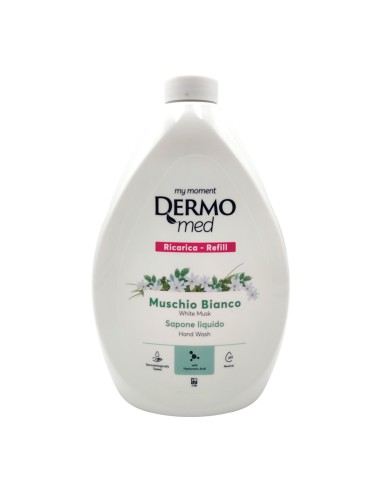 offerta Dermomed Ricarica Sapone Liquido Mani Fragranza Muschio Bianco 1000 ml