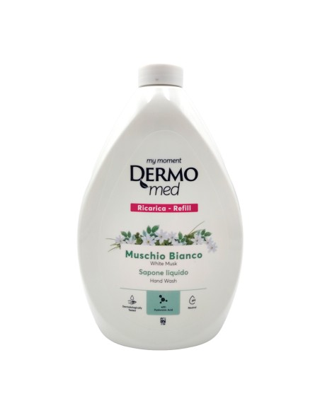 offerta Dermomed Ricarica Sapone Liquido Mani Fragranza Muschio Bianco 1000 ml