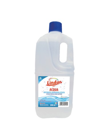 offerta Lindor Acqua Depurata Demineralizzata Speciale per Ferri da Stiro e Batterie 2 L