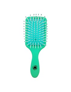 Setablu Funny Mini Spazzola per Capelli Forma Quadrata Colore Verde 1 Pz