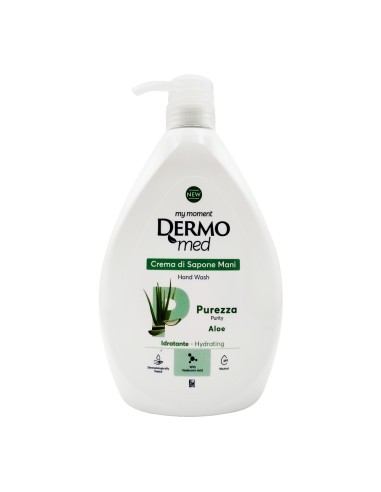 offerta Dermomed Purezza Crema di Sapone Liquido Mani con Aloe e Acido Ialuronico 1000 ml